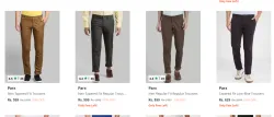 Parx Mens Formal Trousers at 70% Discount