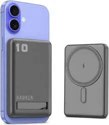 PARXEN 10000 mAh 20 W Wired & Wireless With MagSafe Compact Pocket Size Power