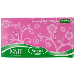 Paseo Tissues Facial Smart Box - 200 Pulls