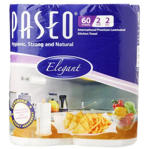 Image of Paseo Tissues Plain Kitchen Towels - 2 Rolls