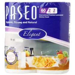 Paseo Tissues Plain Kitchen Towels - 2 Rolls