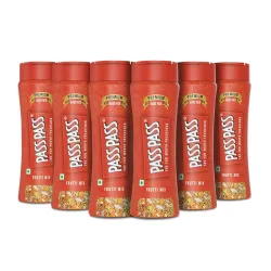 Pass Pass Frutti Mix Dried Fruit Based Mouth Freshener, High in Fibre & Anti-Oxidants, Pack of 6-115g Each