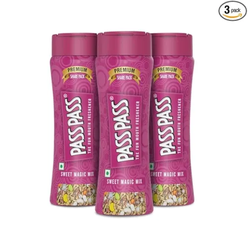 Image of Pass Pass Sweet Magic Mouth Freshener 115g x3 – Digestive & Fresh Breath