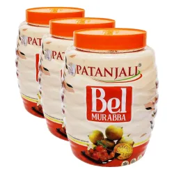 Patanjali Bel Muarbba, Bael Murabba, Immunity booster, 1 Kg (Pack of 3)