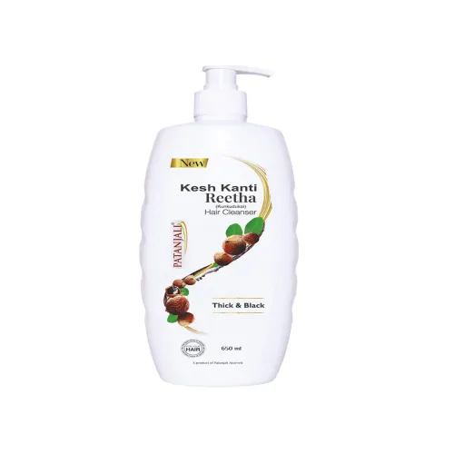 Image of Patanjali Kesh Kanti Reetha Hair Cleanser 650ml