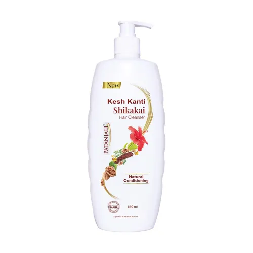 Image of Patanjali Kesh Kanti Shikakai Shampoo 650ml for Dry & Damaged Hair
