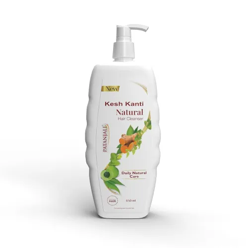 Image of Patanjali Kesh Kanti Hair Cleanser Natural Shampoo, 650ml