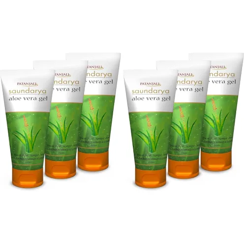 Image of Patanjali Saundarya Aloe Vera Gel 150ml (Pack of 6)