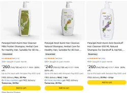 Patanjali Shampoo @ Flat 60% Discount