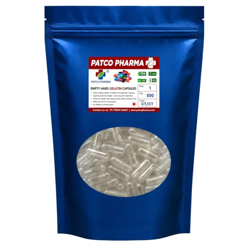 Image of Patco Size 1Gelatin Capsules Pack500