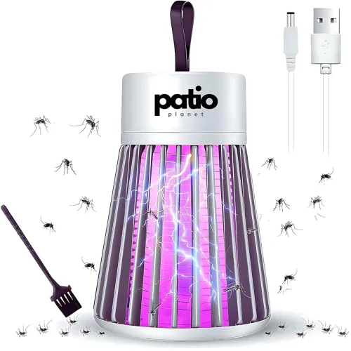 Image of Patio Planet LED Bug Zapper (USB Rechargeable, Indoor/Outdoor Mosquito & Fly Killer)