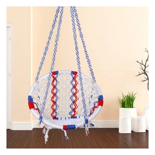 Image of Patiofy Cotton Netted Round Large Swing