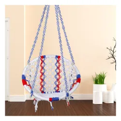Patiofy Cotton Netted Round Large Swing