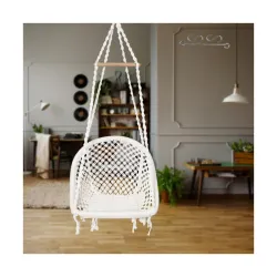 Patiofy D Shape Swing Chair /Swing for Adults & Kids /Swing for Balcony /Swing Chair for Adults for Home /Jhula for Adul