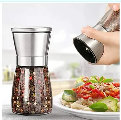 Image of Paul Jordan Pepper grinder Stainless Steel, Glass Traditional Pepper Mill