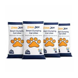 PawJoy Scented Cat Litter – 20kg | Super Fast Clumping, Odor Control, Fresh Lavender Fragrance, Low Dust Formula