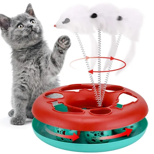 Image of Pawzone Interactive Cat Toys Roller