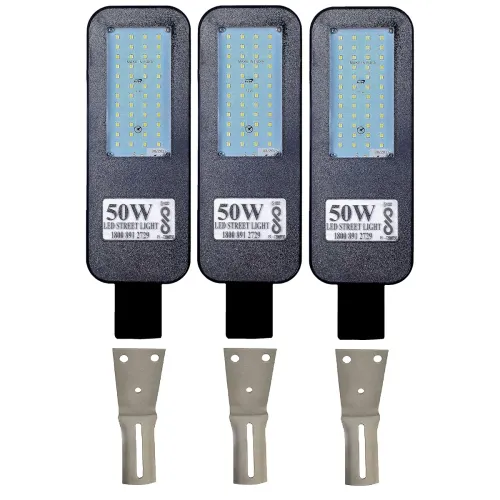 Image of PE 50W LED Street Light Pack of 3
