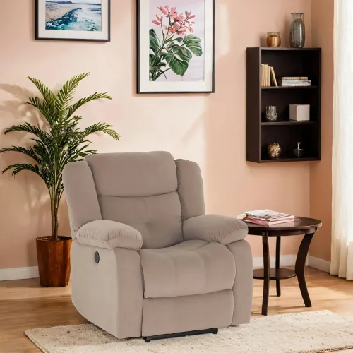 Image of Peachtree Home Accents Avalon Motorised 1-Seater Recliner