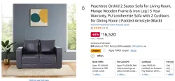 Peachtree Orchid 2 Seater Sofa