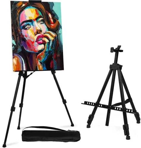 Image of PEACORA Aluminium Tripod Easel  (Display, Field, Studio)