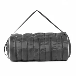 Peafowl Parachute Unisex Shoe Box | Hanging Shoe Storage & Organizer Cylindrical Travel Accessories Kit Strapy 5 Zipper_