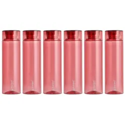 PEARLPET BPA-free Plastic Water Bottle Set of 6 Pcs
