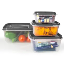 PEARLPET PP Container Rectangular Plastic Food Storage Container 