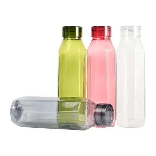 Image of PEARLPET Diamond BPA-free Plastic Water Bottle (Set of 4 Pcs) Each 1000ml,