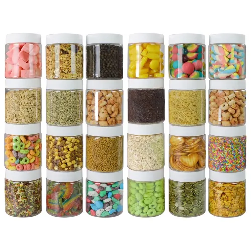 Image of PEARLPET Dibbi Round jars, 24pieces, 200g