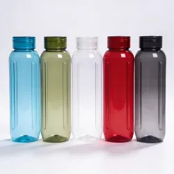 PEARLPET Sirus |BPA-free Plastic Water Bottle |Lightweight, Leak-Proof & Freezer Safe |Set of 5 Pcs (Each 500ml) Multicolor