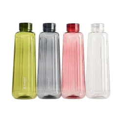 Pearlpet Splash Plastic Water Bottle Set of 4 1000ml