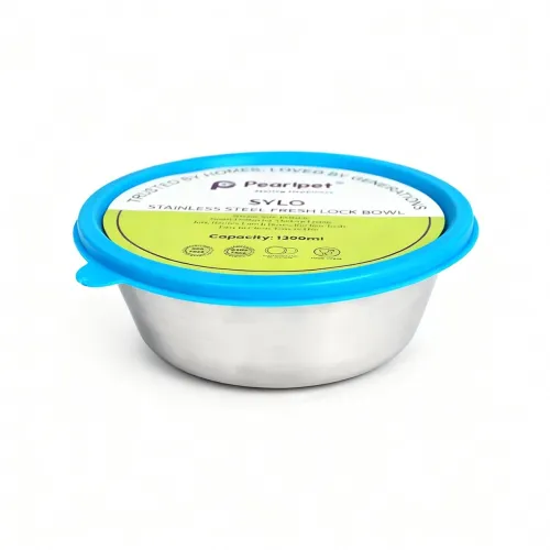 Image of PEARLPET Sylo Stainless Steel Bowl 1300 ml