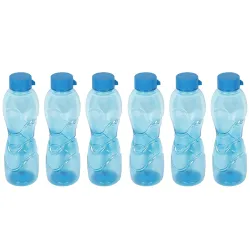PEARLPET Trinity BPA-Free Plastic Water Bottle Set, Po6