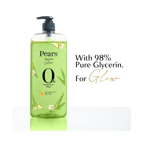 Image of Pears Detoxed Glow Body Wash with Aloe Vera 750ml