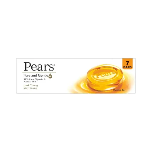 Image of Pears Pure & Gentle Bathing Soap Bar 125g (Pack of 7)