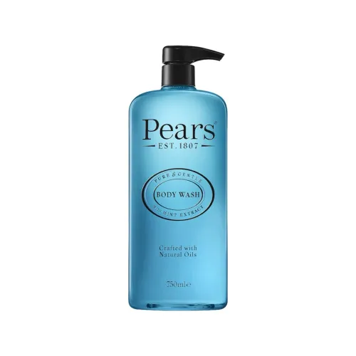 Image of Pears Pure & Gentle Body Wash with Mint Extract, 750 ml