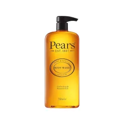 Pears Pure & Gentle Shower Gel, Body Wash with Glycerine and Natural Oils, 100% Soap-Free, Paraben Free (Imported) 750 m