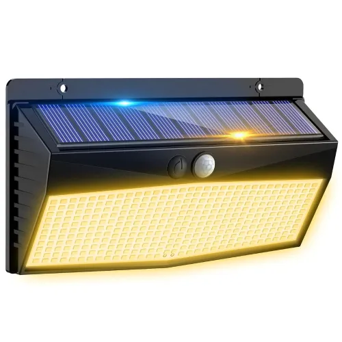 Image of Peasur 368 LED Solar Motion Sensor Lights Outdoor Waterproof with 3 Modes