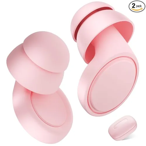 Image of PEATOP Reusable Silicone Ear Plugs for Sleeping