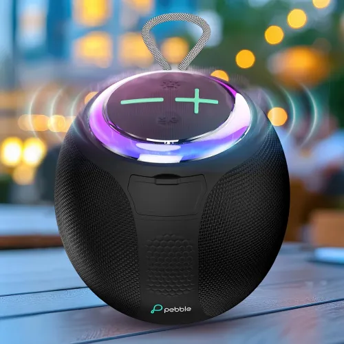 Image of Pebble Boom 8W Bluetooth Speaker (Black)