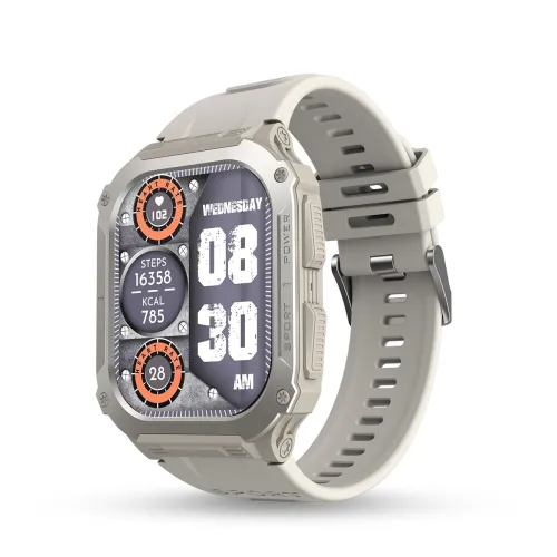 Image of Pebble Bravo 1.99\' (5.05 cm) Infinite Display, Bright HD Display 600Nits BT Calling, One Time BT Connect, 520 mAh Batte