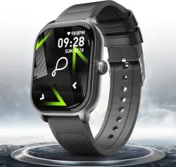 Pebble Edge Bluetooth Calling Smartwatch 2.01 HD Display