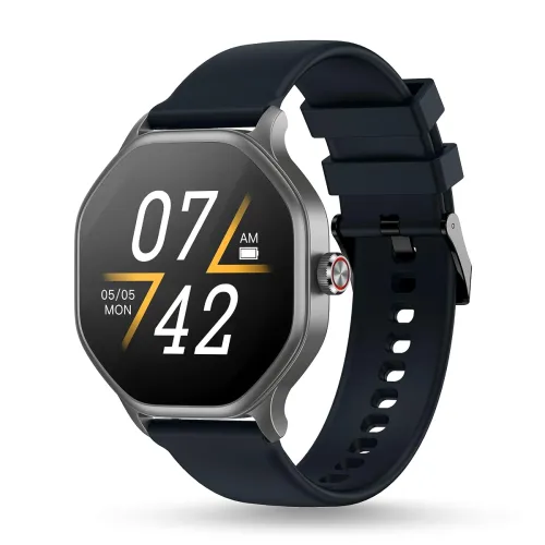 Image of Pebble Hive Octa Display Smartwatch | BT Calling | Functional Rotating Crown | Multi Sports Modes | Sleep Monitoring | H
