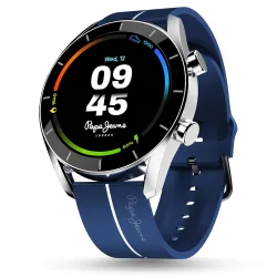 Pebble Pepe 1.39\ (3.53 cm) 600 Nits HD Display, BT Calling, Metal Alloy, Health Suite, Smart Calculator, Alarm & Notif