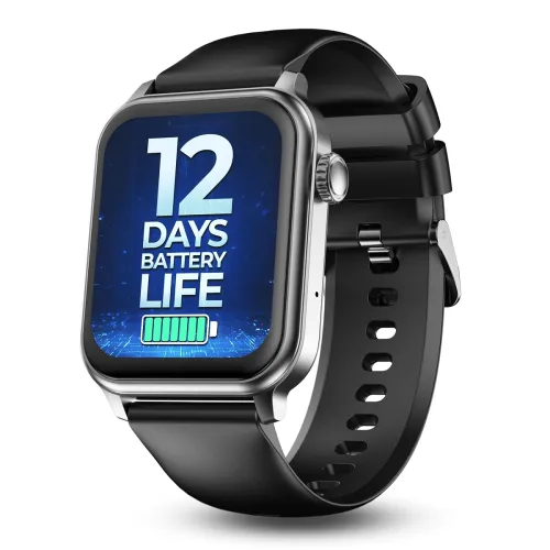 Image of Pebble Ultra Life 1.83inch True HD 600 Nits Display, BT Calling, 600 mAh Battery, Unisex Design, Sensor, Multi Sports Mo