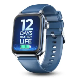 Pebble Ultra Life 1.83inch True HD 600 Nits Display, BT Calling, 600 mAh Battery, Unisex Design, Sensor, Multi Sports Mo