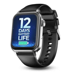 Pebble Ultra Life 1.83inch True HD 600 Nits Display, BT Calling, 600 mAh Battery, Unisex Design, Sensor, Multi Sports Mo