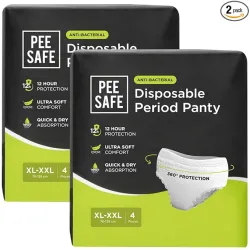 Pee Safe Disposable Period Panties | XL-XXL | 8 Panties