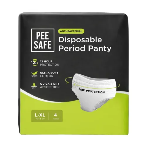 Image of Pee Safe Disposable Period Panties | L-XL | 4 Panties 
